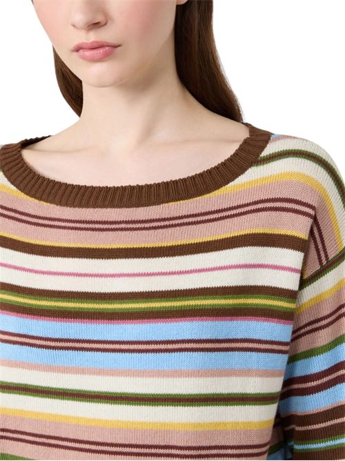 Maglia in filato di puro cotone wkdzinnia MAX MARA WEEKEND | 262536618116