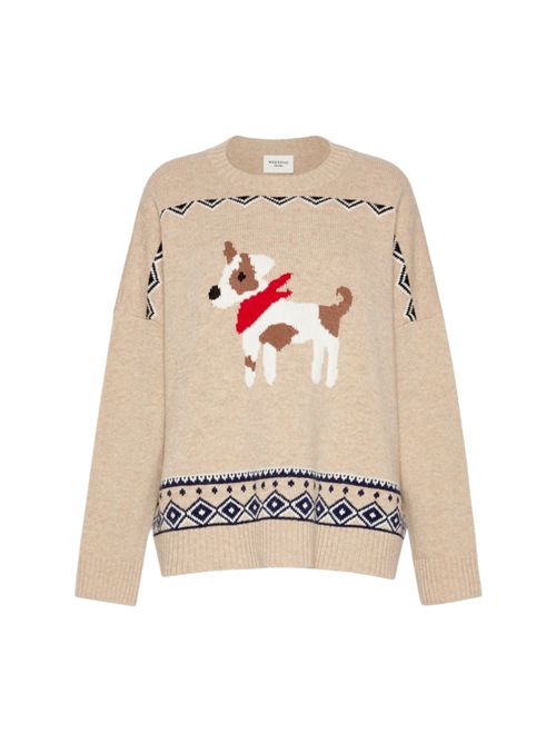Maglia ampia in lana jacquard  wkdpavidi MAX MARA WEEKEND | 262536623208