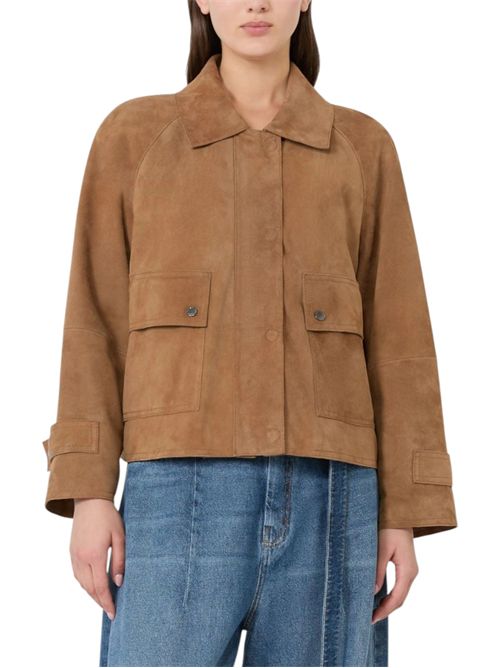 Giacca in morbido suede wkdabito MAX MARA WEEKEND | 262544606101