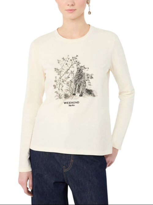 T-shirt a maniche lunghe in jersey wkdcestino MAX MARA WEEKEND | 262594604201