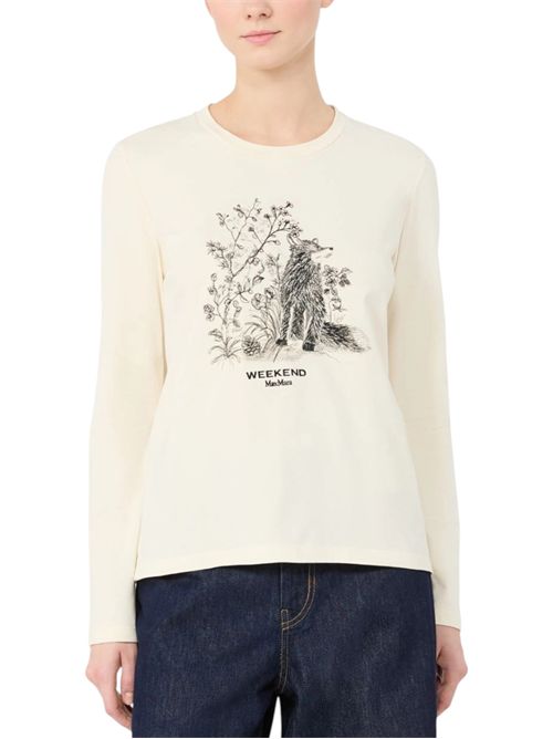 T-shirt a maniche lunghe in jersey wkdcestino MAX MARA WEEKEND | 262594604201