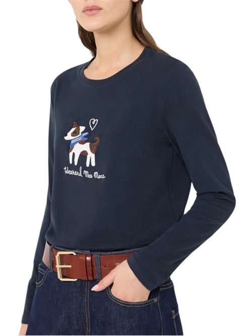 T-shirt a maniche lunghe in jersey wkdcestino MAX MARA WEEKEND | 262594604203
