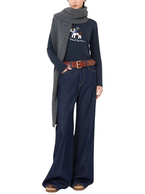 T-shirt a maniche lunghe in jersey wkdcestino MAX MARA WEEKEND | 262594604203