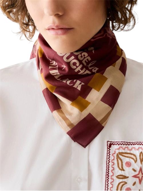 Foulard in cotone e seta  pbagazza PENNYBLACK | 26215460355