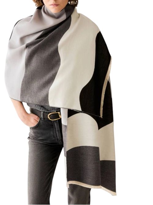 Stola a disegno jacquard pbaombrina PENNYBLACK | 26215460756