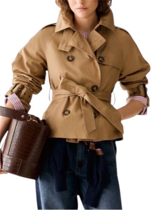 Cropped trench in gabardine pbbquiete PENNYBLACK | 26210860931