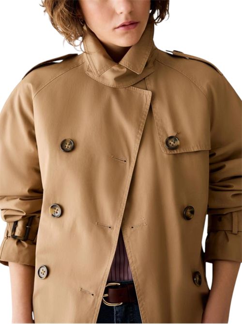 Cropped trench in gabardine pbbquiete PENNYBLACK | 26210860931