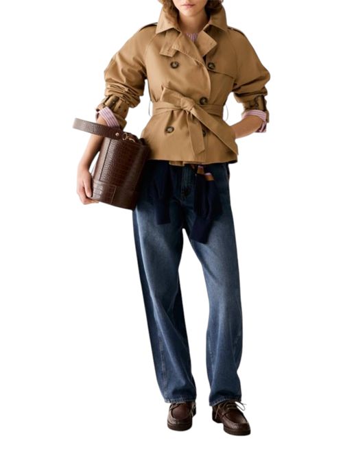 Cropped trench in gabardine pbbquiete PENNYBLACK | 26210860931