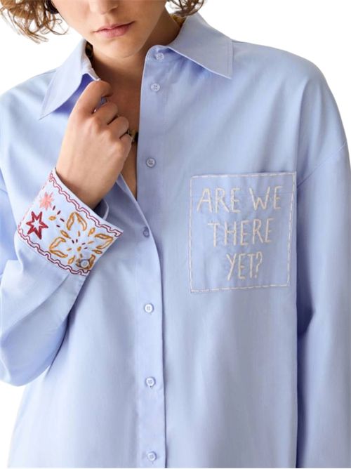 Camicia in cotone con ricami pbbcanditi PENNYBLACK | 26211161732