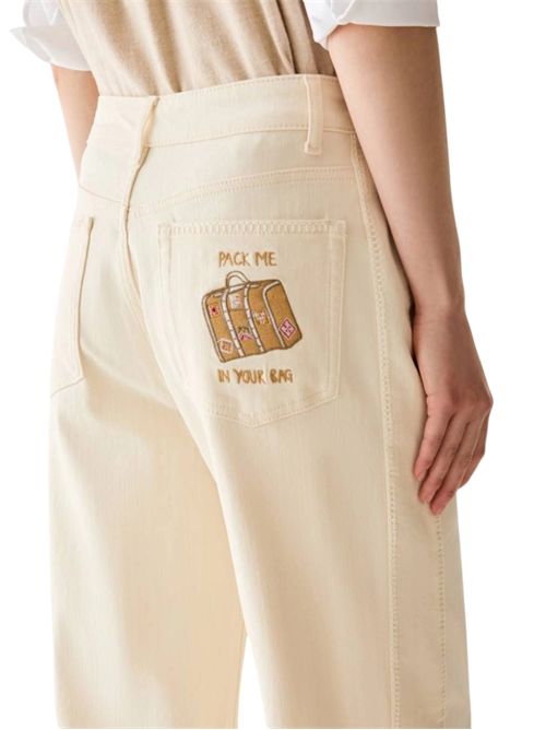 Pantaloni wide leg con ricami pbbmoli PENNYBLACK | 26211363231