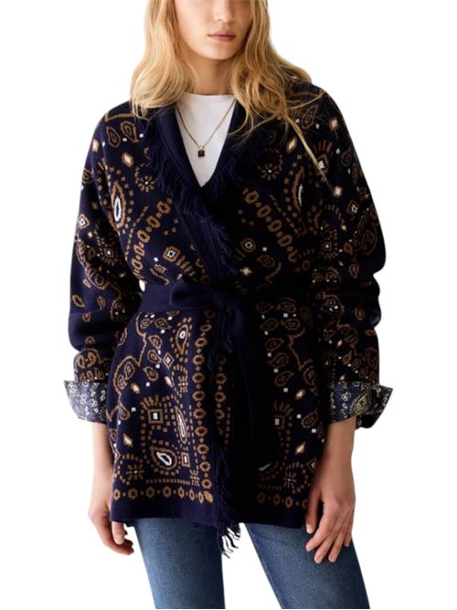Cardigan jacquard con frange pbbarmonioso PENNYBLACK | 26213460732