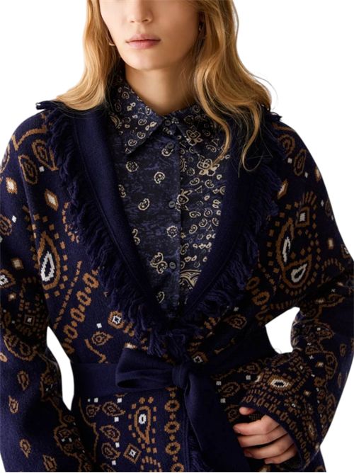 Cardigan jacquard con frange pbbarmonioso PENNYBLACK | 26213460732
