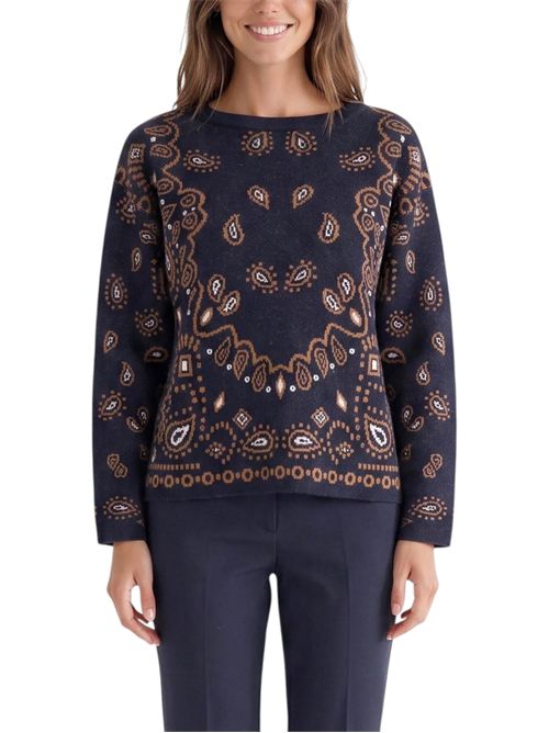 Maglia jacquard a motivi paisley  pbbsamba PENNYBLACK | 26213665232