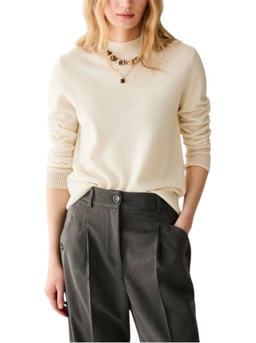 Lupetto in puro cashmere - BIANCO OTTICO PENNYBLACK | 26223660131