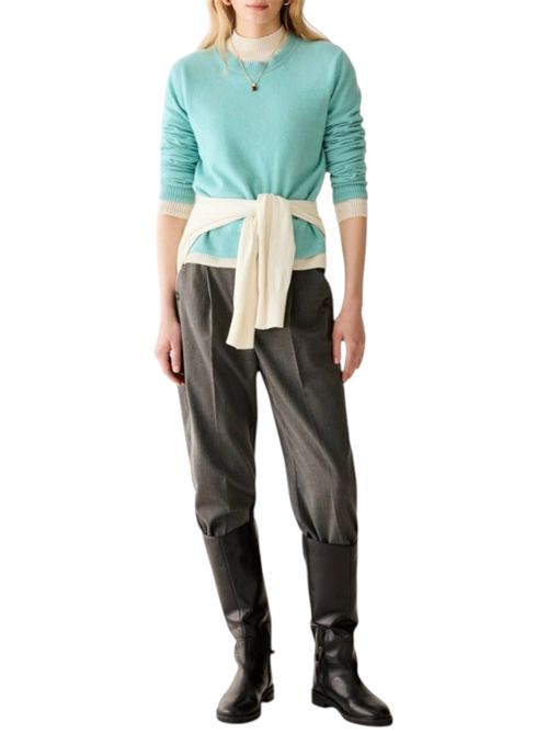 Lupetto in puro cashmere - BIANCO OTTICO PENNYBLACK | 26223660131