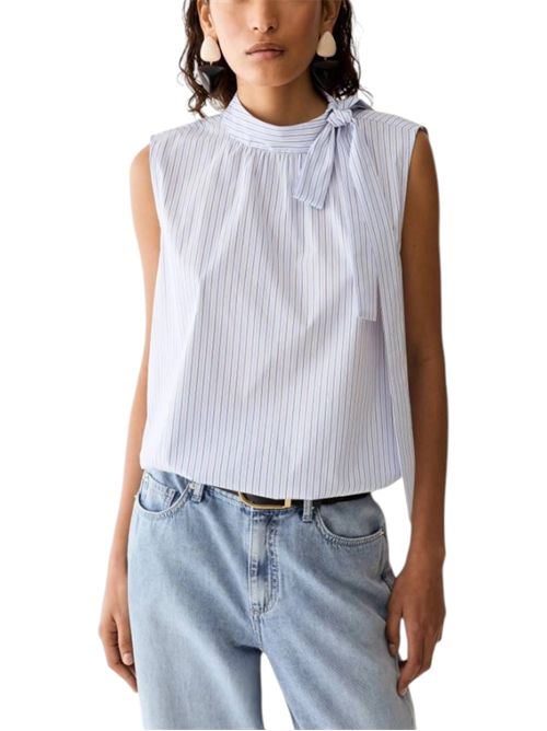 Top in popeline con fiocco  pbiguglia PENNYBLACK | 26211660271