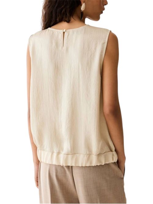 Top in twill crinkle con fiocco pbibaccano PENNYBLACK | 26211660371