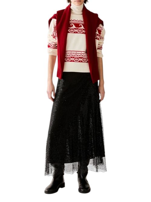 Gonna in mesh con paillettes pbpgiro PENNYBLACK | 26211060324