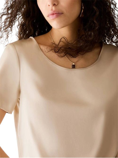 T-shirt in raso di seta stretch pbpludovica PENNYBLACK | 26211160722