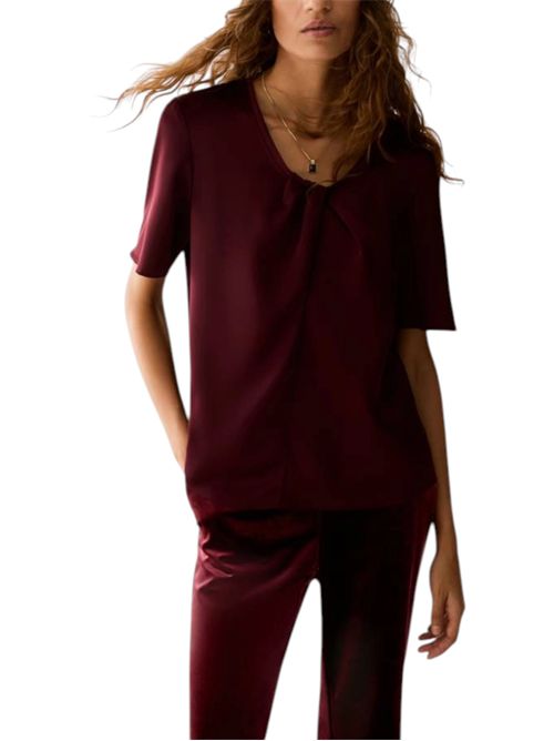 T-shirt in raso con drappeggio pbpbuona PENNYBLACK | 26211161526