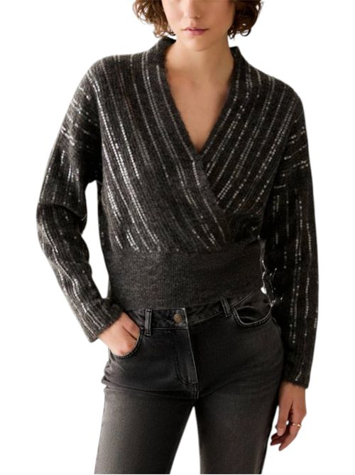 Maglia con ricami di paillettes pbpgiga PENNYBLACK | 26213660121