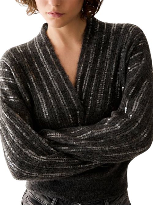 Maglia con ricami di paillettes pbpgiga PENNYBLACK | 26213660121
