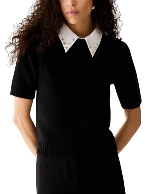 Maglia con colletto ricamato pbplampada PENNYBLACK | 26213661122