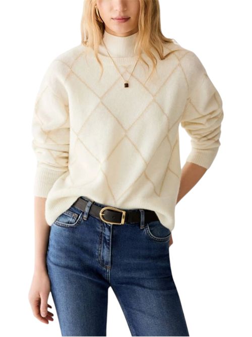 Maglia con rombi in lamé pbpboero PENNYBLACK | 26213661423