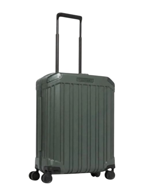 Trolley da cabina rigido a 4 ruote PIQUADRO | BV4425PQLVERDE OPACO