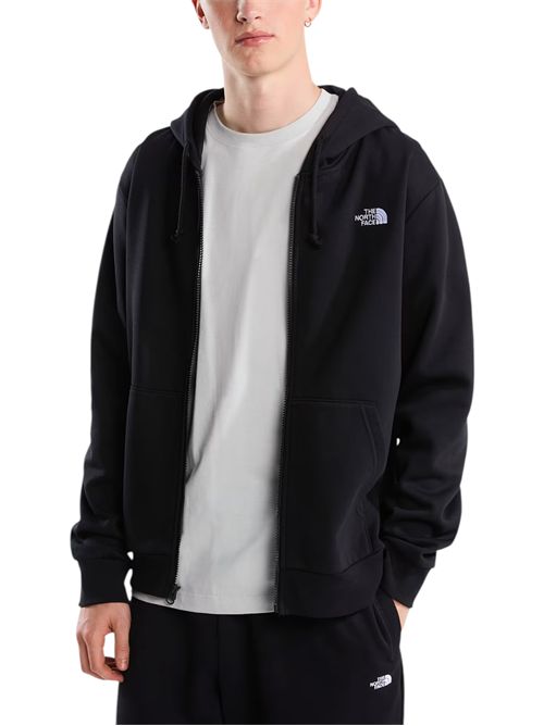 Felpa con cappuccio e cerniera integrale Evolution Simple Dome Regular THE NORTH FACE | NF0A8EU1BLACK