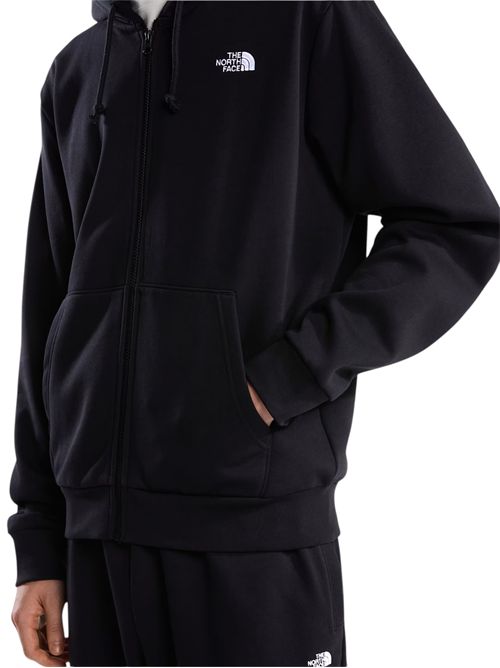 Felpa con cappuccio e cerniera integrale Evolution Simple Dome Regular THE NORTH FACE | NF0A8EU1BLACK