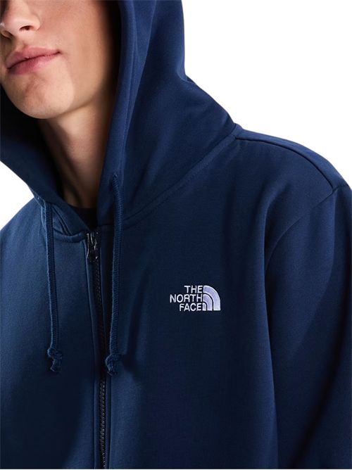 Felpa con cappuccio e cerniera integrale Evolution Simple Dome Regular THE NORTH FACE | NF0A8EU1SUMMIT NAVY