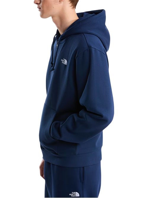 Felpa con cappuccio e cerniera integrale Evolution Simple Dome Regular THE NORTH FACE | NF0A8EU1SUMMIT NAVY