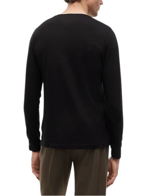 T-shirt slim fit in jersey a maniche lunghe TOMMY HILFIGER | MW0MW10804BDS