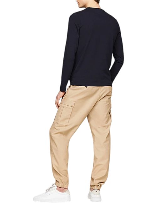 T-shirt slim fit in jersey a maniche lunghe TOMMY HILFIGER | MW0MW10804DW5