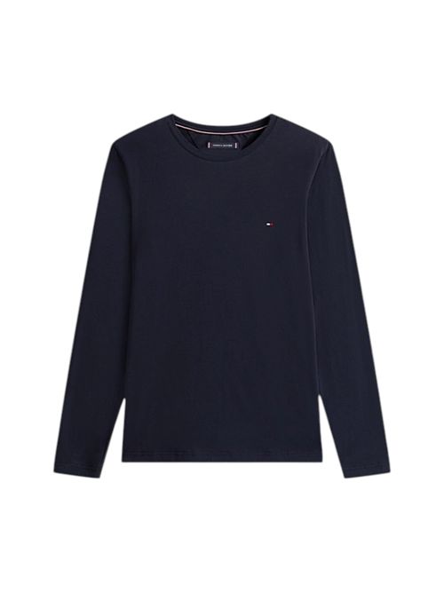 T-shirt slim fit in jersey a maniche lunghe TOMMY HILFIGER | MW0MW10804DW5