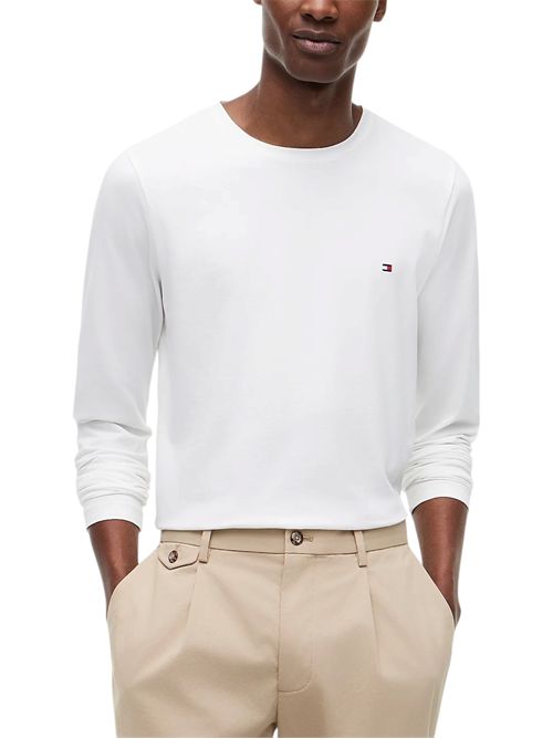 T-shirt slim fit in jersey a maniche lunghe TOMMY HILFIGER | MW0MW10804YBR