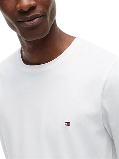 T-shirt slim fit in jersey a maniche lunghe TOMMY HILFIGER | MW0MW10804YBR