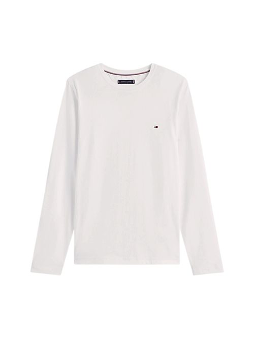 T-shirt slim fit in jersey a maniche lunghe TOMMY HILFIGER | MW0MW10804YBR