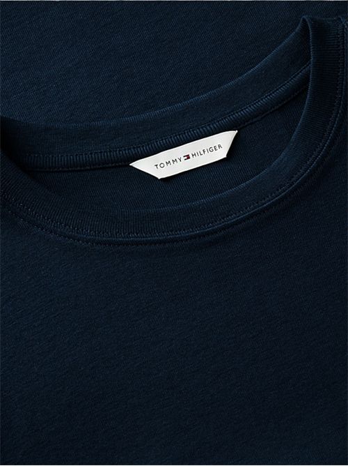 T-shirt slim fit con logo TOMMY HILFIGER | WW0WW40587C1G