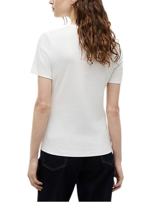 T-shirt slim fit con logo TOMMY HILFIGER | WW0WW40587YBL