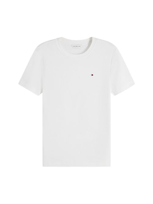 T-shirt slim fit con logo TOMMY HILFIGER | WW0WW40587YBL