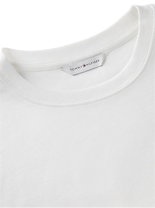T-shirt slim fit con logo TOMMY HILFIGER | WW0WW40587YBL