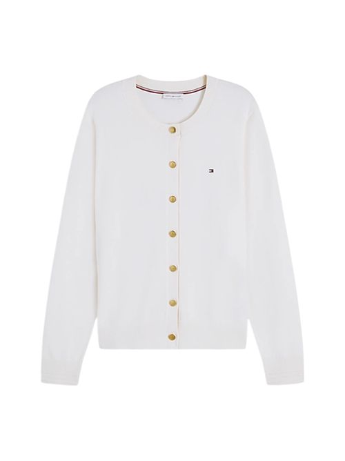 Cardigan in jersey in maglia sottile TOMMY HILFIGER | WW0WW42370Z00