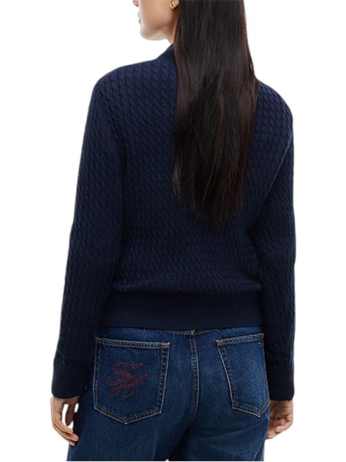Pullover in maglia fine intrecciata TOMMY HILFIGER | WW0WW44993C1G