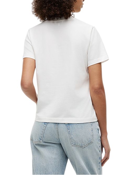 T-shirt con logo ricamato TOMMY HILFIGER | WW0WW49941YBL
