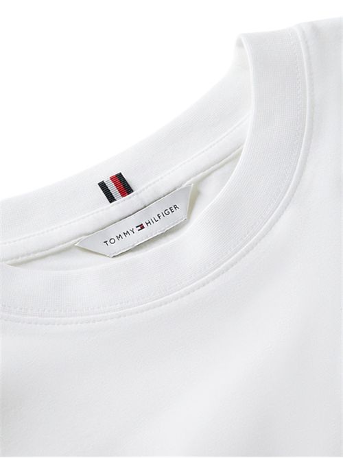 T-shirt con logo ricamato TOMMY HILFIGER | WW0WW49941YBL