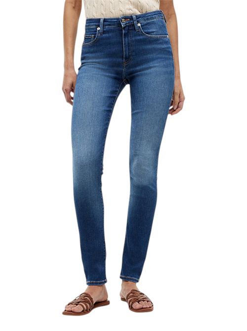 Jeans Como skinny fit a vita media con baffature TOMMY HILFIGER | WW0WW499451BB