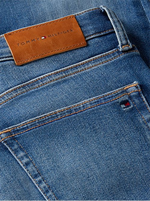 Jeans Como skinny fit a vita media con baffature TOMMY HILFIGER | WW0WW499451BB