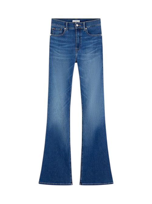 Jeans flare fit a vita media con baffature TOMMY HILFIGER | WW0WW499521BB